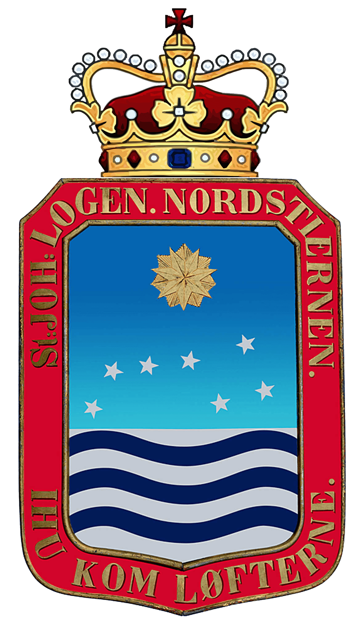 Logen Nordstjernens våbenskjold